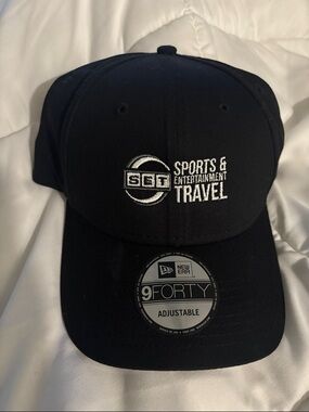 New Era 9Forty Adjustable Black Hat One Size